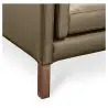 Buy Design Sofa 2332 (2 seats) - Faux Leather Taupe 13921 - in the UK