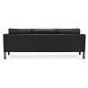 Buy Design Sofa 2213 (3 seats) - Faux Leather Black 13927 in the United Kingdom