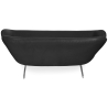 Buy Design Sofa - Swin Sofa (2 seats) - Premium Leather Black 13913 with a guarantee