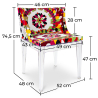 Buy Madame Chair Transparent 31382 home delivery