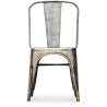 Buy Dining chair Bistrot Metalix Industrial Square Metal - New Edition Metallic bronze 32871 - prices