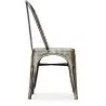 Buy Dining chair Bistrot Metalix Industrial Square Metal - New Edition Metallic bronze 32871 with a guarantee