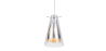 Buy Apollo Pendant lamp - Crystal Steel 58222 in the United Kingdom