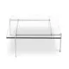 Buy PY61 Coffee table - Square - 15mm Glass Steel 16320 at MyFaktory