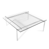 Buy PY61 Coffee table - Square - 15mm Glass Steel 16320 in the United Kingdom