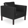 Buy 2334 Design Living room Armchair - Premium Leather Black 15441 - prices