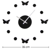 Buy 4 Butterflies Wall Clock Unique 54920 - in the UK