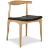 Buy Scandinavian design Chair CV20 - Faux Leather Black 16435 - prices
