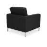 Buy Kanel Armchair with Matching Ottoman - Cashmere Black 16513 in the United Kingdom