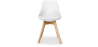 Buy Brielle Scandinavian design Chair with cushion White 58293 - in the UK