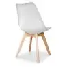 Buy Dining Chair Nordic – Scandinavian Style – Brielle White 58293 - in the UK