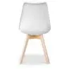 Buy Dining Chair Nordic – Scandinavian Style – Brielle White 58293 - prices