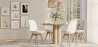Buy Brielle Scandinavian design Chair with cushion White 58293 in the United Kingdom