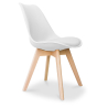 Buy Dining Chair Nordic – Scandinavian Style – Brielle White 58293 in the United Kingdom
