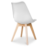 Buy Dining Chair Nordic – Scandinavian Style – Brielle White 58293 - in the UK