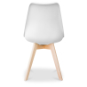 Buy Dining Chair Nordic – Scandinavian Style – Brielle White 58293 - prices