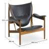 Buy Chief Armchair  Black 58425 home delivery