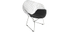 Buy Dining Chair Bertold Diam in Chrome Steel  Black 16443 - in the UK