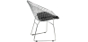 Buy Dining Chair Bertold Diam in Chrome Steel  Black 16443 - in the UK