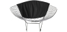 Buy Dining Chair Bertold Diam in Chrome Steel  Black 16443 in the United Kingdom