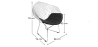 Buy Dining Chair Bertold Diam in Chrome Steel  Black 16443 home delivery