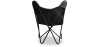 Buy Black Leather Butterfly Chair Black 58894 home delivery
