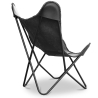 Buy Leather Chair - Butterfly Design - Winq Black 58894 in the United Kingdom