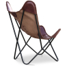 Buy Butterfly chair - brown leather - Cuik Chocolate 58895 in the United Kingdom