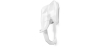 Buy Origami Elephant Head - Resin White 58956 at MyFaktory