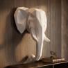 Buy Origami Elephant Head - Resin White 58956 at MyFaktory