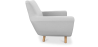 Buy Scandinavian style Jonaasah armchair - fabric Light grey 58790 at MyFaktory