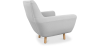 Buy Scandinavian style Jonaasah armchair - fabric Light grey 58790 in the United Kingdom