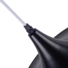 Buy Wide Shade Pendant Lamp - Aluminium Black 22727 in the United Kingdom