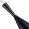 Buy Tall Shade Pendant Lamp - Aluminium Black 22728 in the United Kingdom