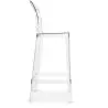 Buy Bar stool with backrest Victoire - 75cm - Design Transparent Transparent 58924 at MyFaktory