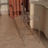 Buy Bar stool with backrest Victoire - 75cm - Design Transparent Transparent 58924 in the United Kingdom