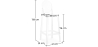 Buy Bar stool with backrest Victoire - 75cm - Design Transparent Transparent 58924 home delivery