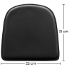 Buy Magnetic cushion for Bistrot Metalix chair and stool Black 58991 home delivery