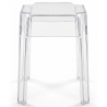 Buy Stool  Victoire - 47cm - Design Transparent Transparent 29572 - in the UK