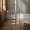 Buy Stool  Victoire - 47cm - Design Transparent Transparent 29572 - prices