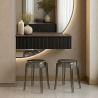 Buy Stool  Victoire - 47cm - Design Transparent Light grey 29572 - prices