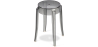 Buy Stool  Victoire - 47cm - Design Transparent Light grey 29572 home delivery