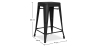 Buy Industrial Design Bar Stool - Matte Steel - 60cm - Metalix Mint 58993 - prices