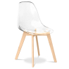 Buy Dining Chair Transparent Scandinavian Design - Sely  Transparent 58592 in the United Kingdom
