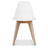 Buy Dining Chair Scandinavian Design Brielle  White 58593 - in the UK