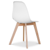 Buy Dining Chair Scandinavian Design Brielle  White 58593 home delivery