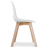 Buy Dining Chair Scandinavian Design Brielle  White 58593 in the United Kingdom