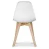 Buy Dining Chair Scandinavian Design Brielle  White 58593 with a guarantee