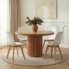 Buy Dining Chair Scandinavian Design Brielle  White 58593 - prices