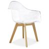 Buy Premium Design Dawood chair Grey transparent 58594 in the United Kingdom